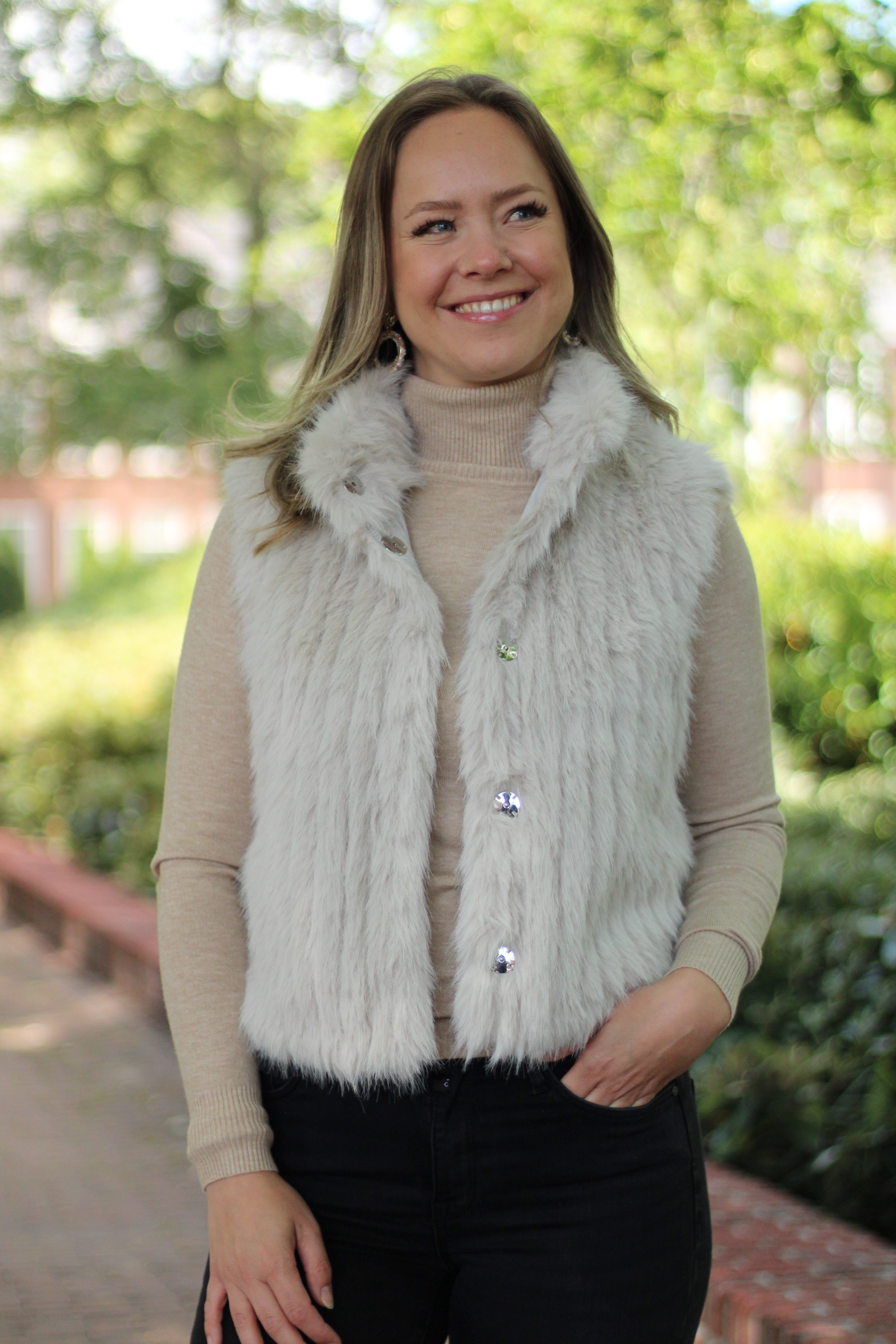 Rino & Pelle - Dava Gilet With Closure - Birch