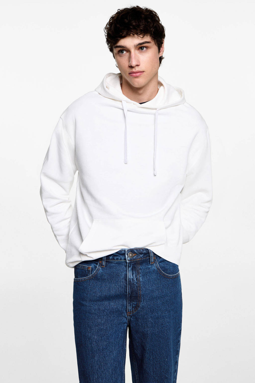 MANGO TEEN tapered fit jeans changeant blauw