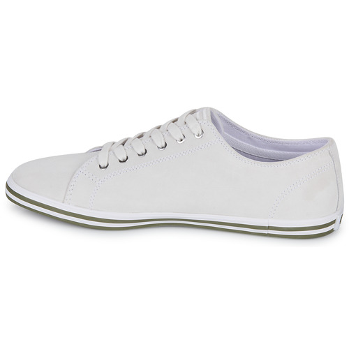 Fred Perry - KINGSTON SUEDE - Blanc / Vert