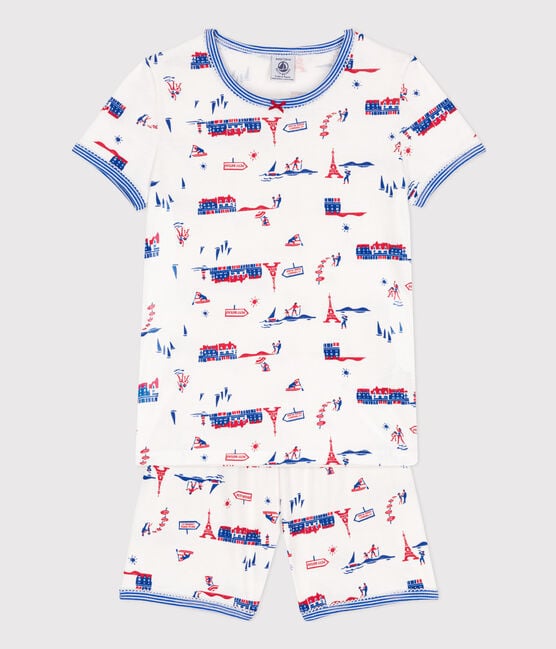 Pyjacourt Paris en coton petite fille