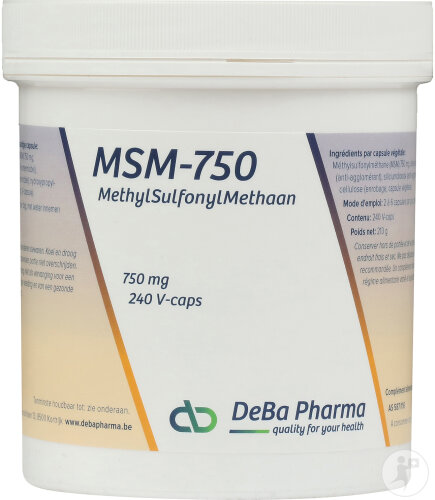 Deba M.S.M-750 Capsules 240