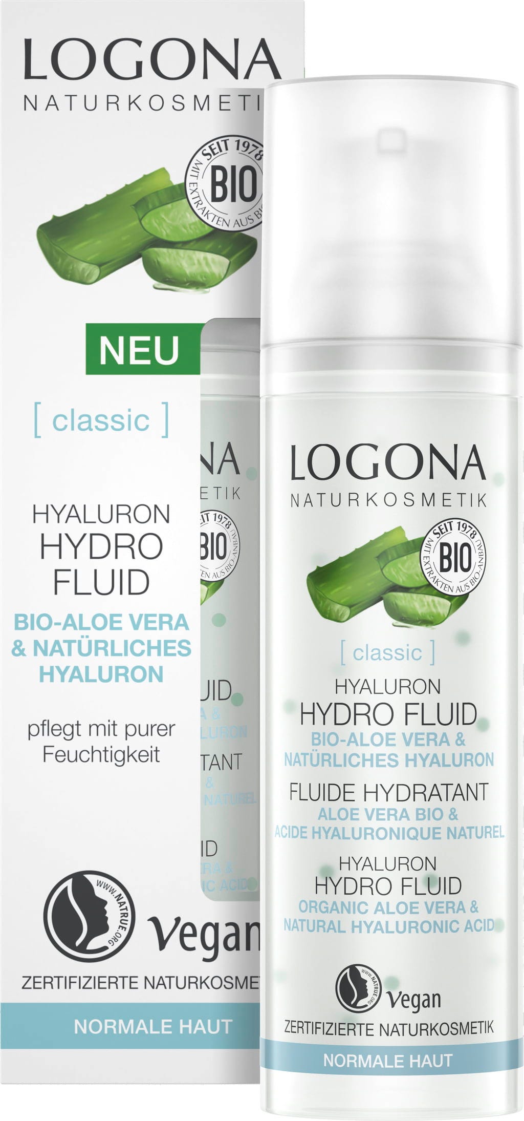 LOGONA  CLASSIC Hyaluron Hydro Fluid, 30 ml