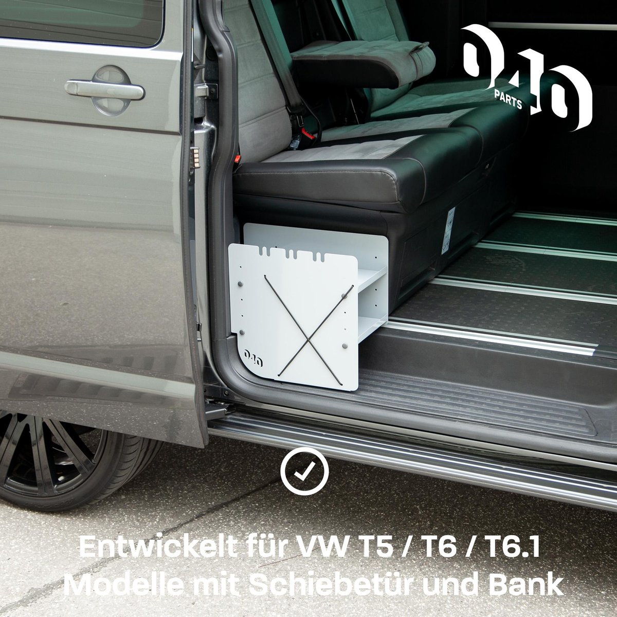 040 Parts Grey schoenenrek - VW T5 T6 T6.1