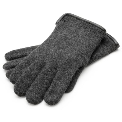 Herren-Strickhandschuh, Anthrazit