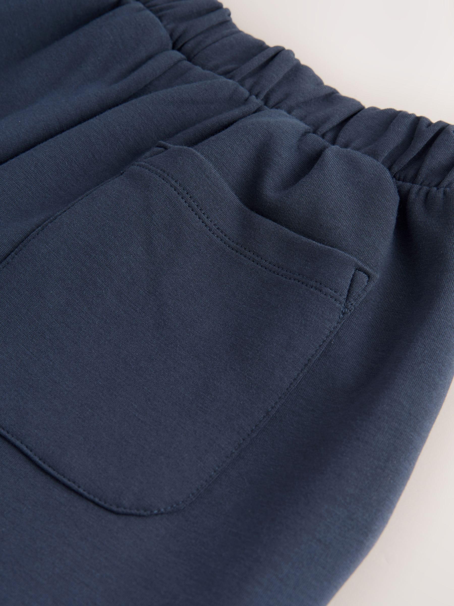 Marineblauw - Cotton Rich Ultimate Comfort Wide Leg Joggers