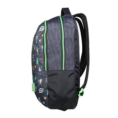 Sac à dos Minecraft - 2 compartiments - noir - Bagtrotter