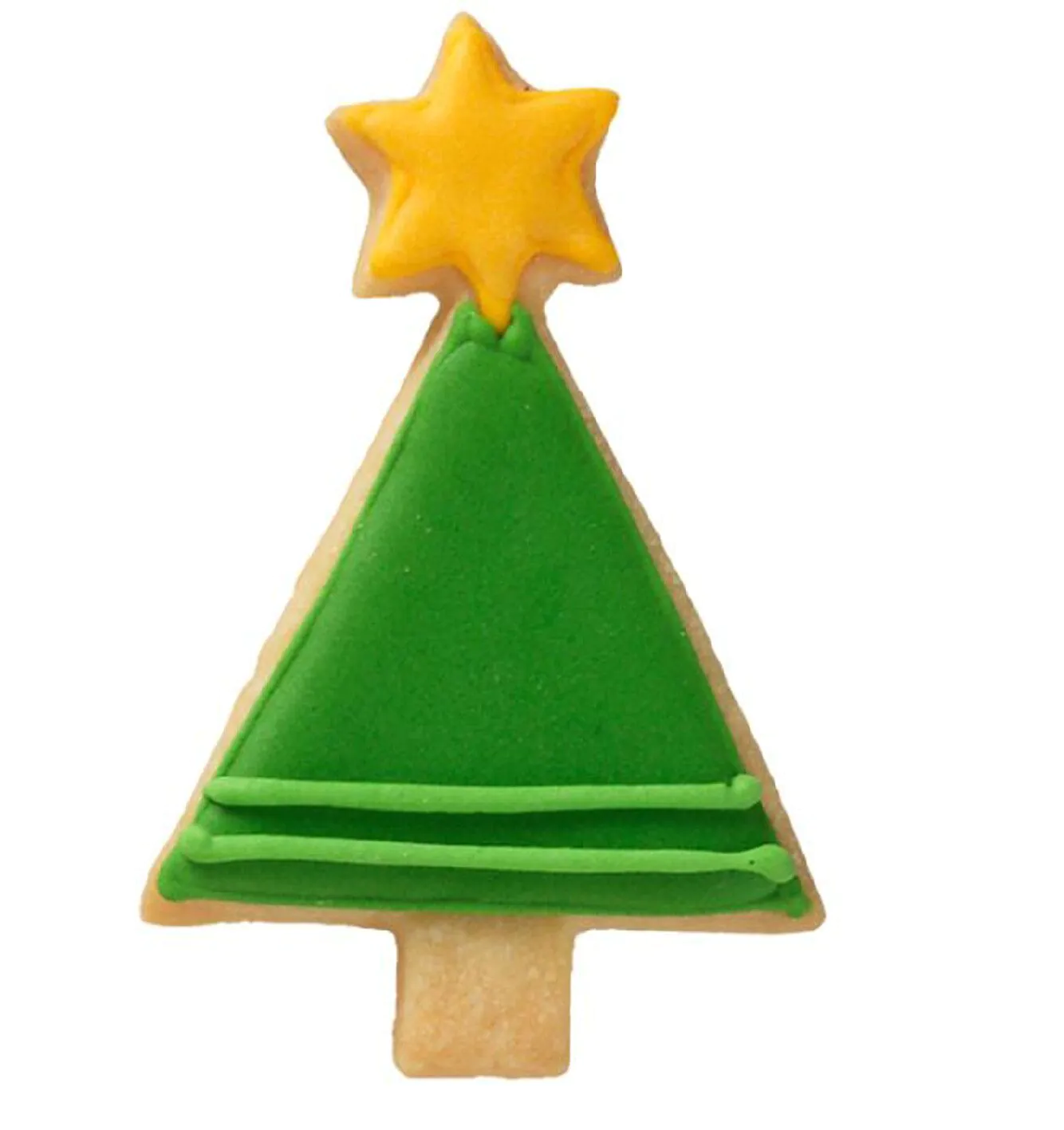 Ausstechform Weihnachtsbaum geometrisch, 7 cm