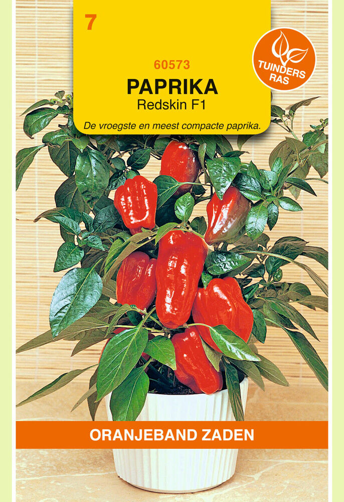 Oranjeband zaden Paprika Redskin F1 - Groentezaden