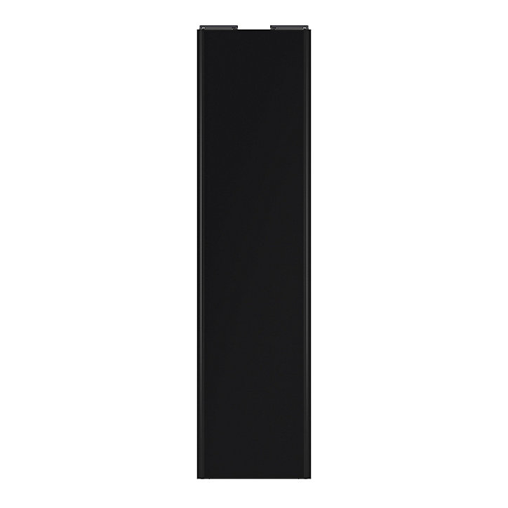 Porte de placard coulissante noir mat profil noir GoodHome Arius H. 248,5 x L. 62.2 cm + amortisseurs