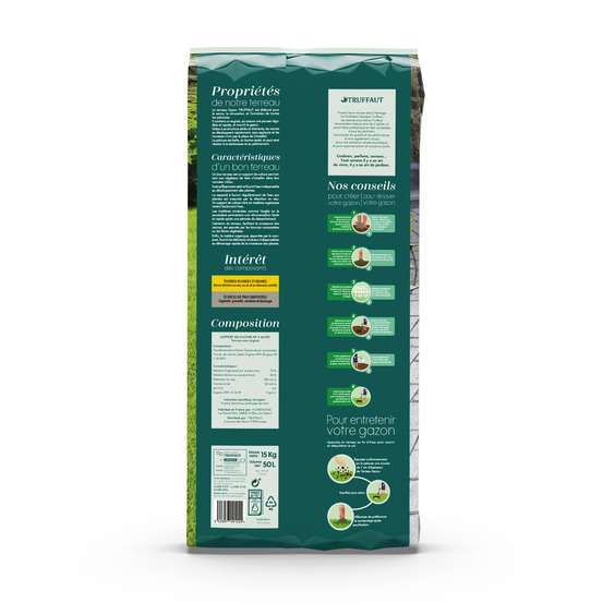 Terreau pour gazon - sac de 50 litres