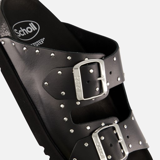 Scholl Beatriz Sandalen zwart Leer