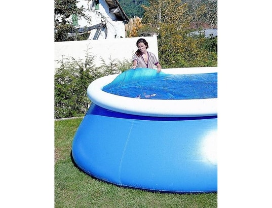 GRE - Bache solaire piscine Bâche à bulles pour piscine acier ovale 10,20 x 5,75 m - gré