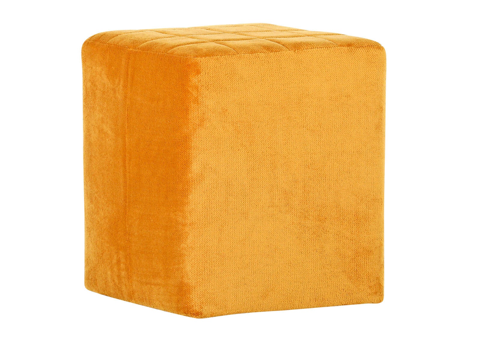 Hocker Cowboy 42x48x42 cm gold, plüsch
