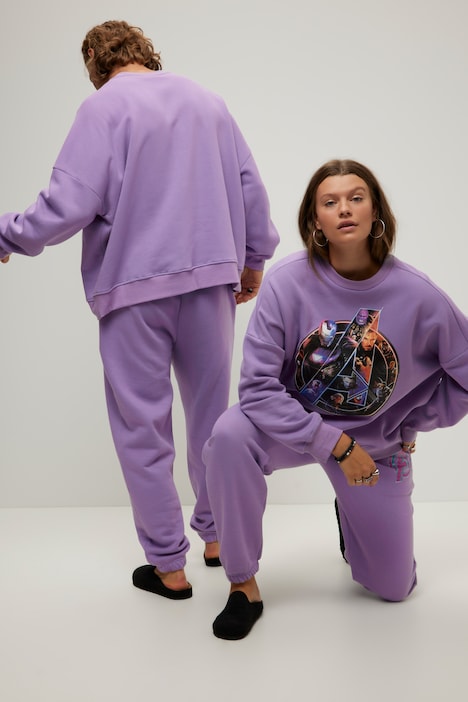 Sweatshirt Marvel, oversized, Rundhals, Langarm, Unisex