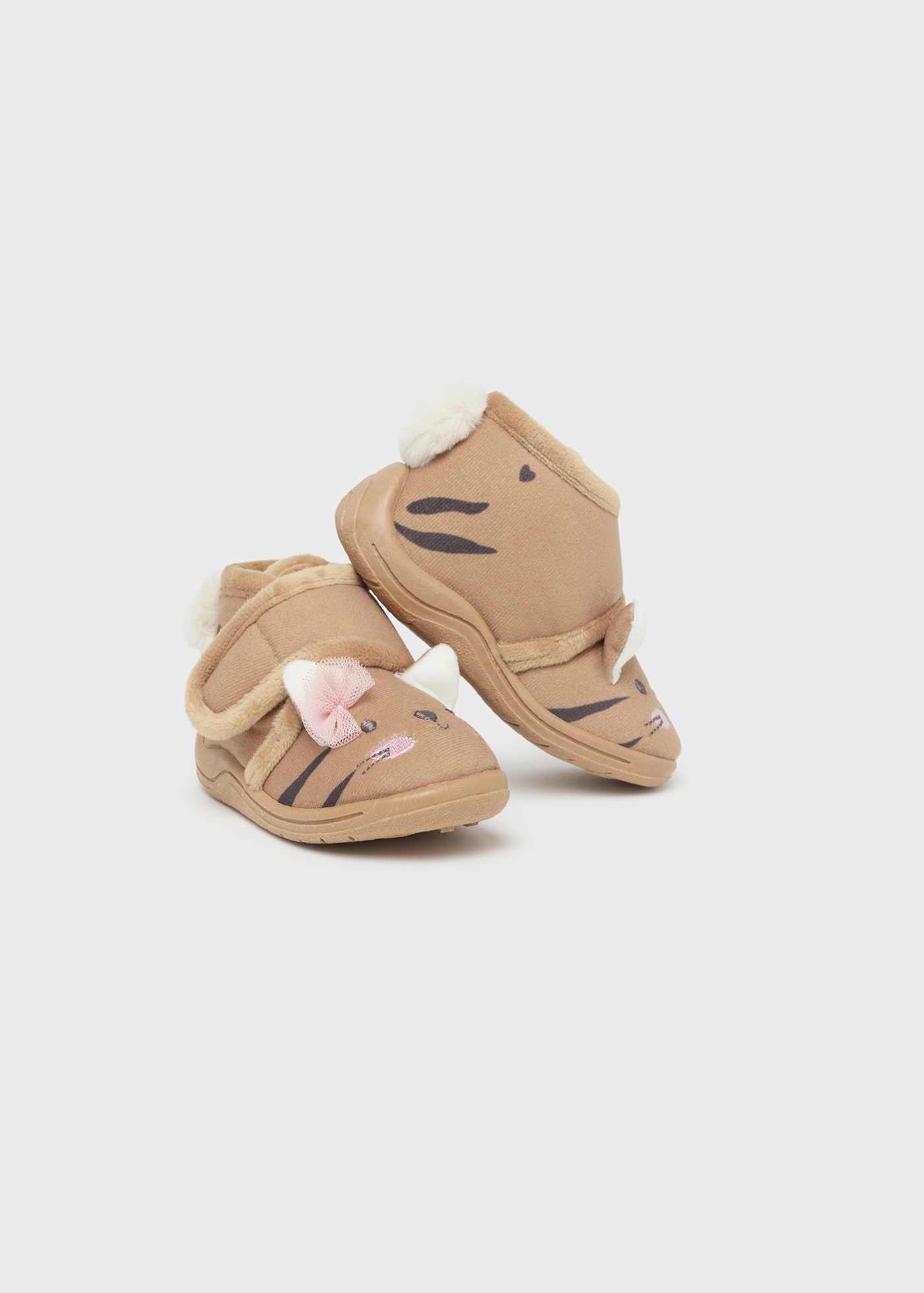 Pantufas de bebê com orelhas