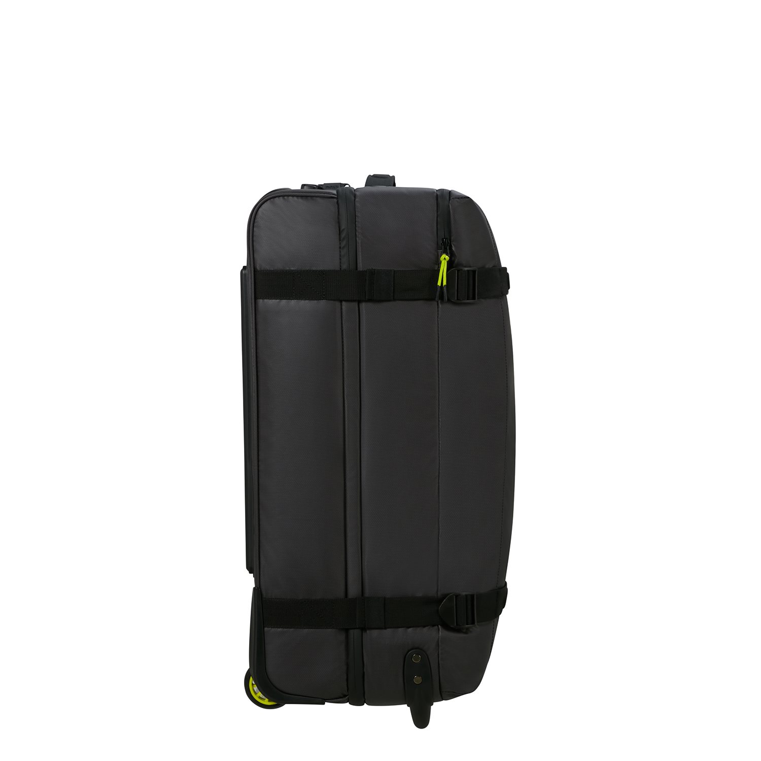 American Tourister Urban Track Duffle Wheels M Coated Black/ Lime