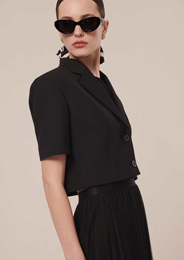 Veste Varosanoire en laine froide