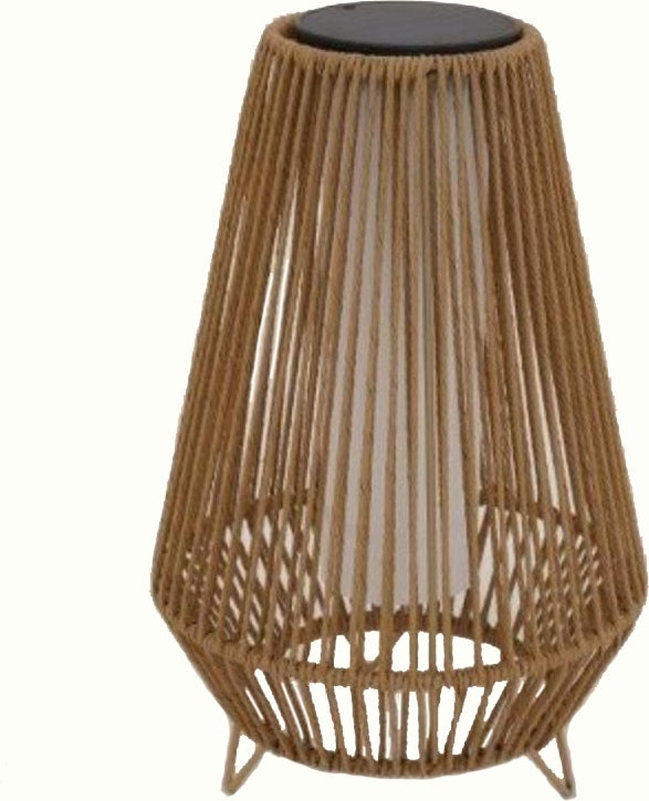 Intratuin solar windlicht naturel D 30 H 47 cm