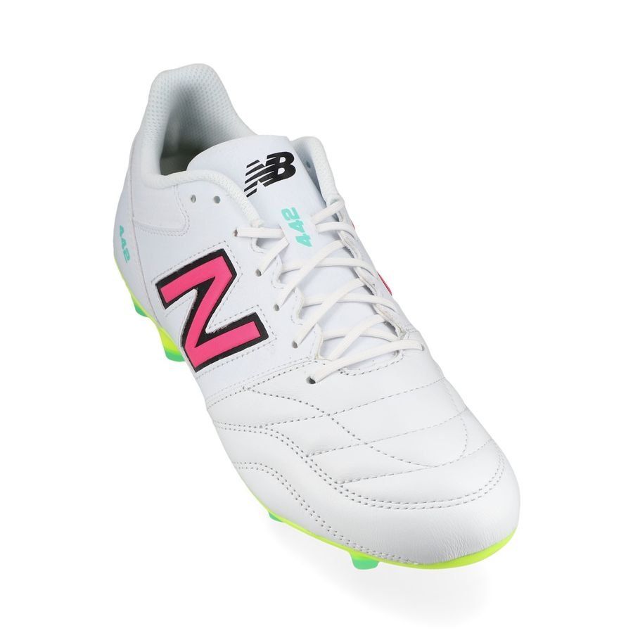 New Balance 442 2.0 Team FG - Blanc/Violet/Jaune Fluo