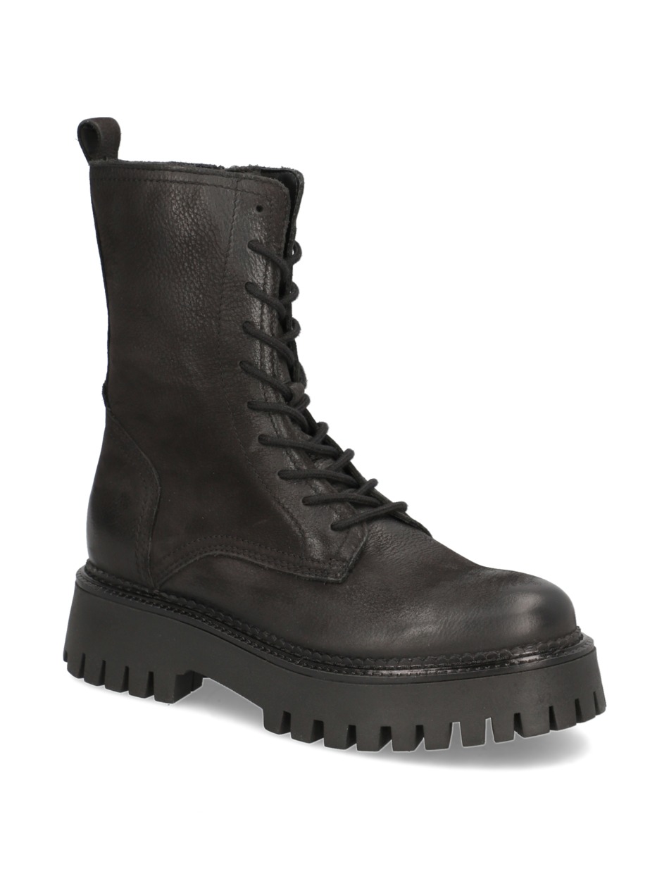 Glattleder Schnürboot