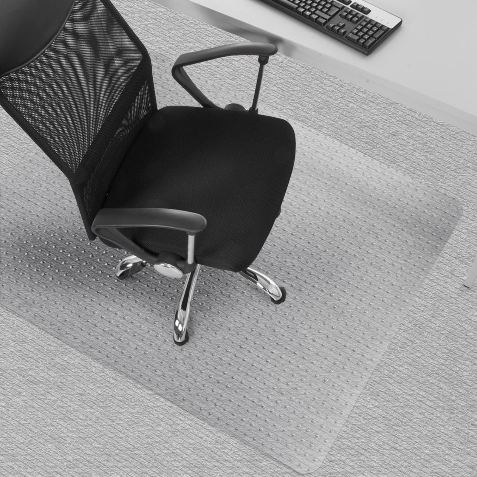 Karat Bodenschutzmatte Neo für Teppichböden | Vinyl | Mit Noppen