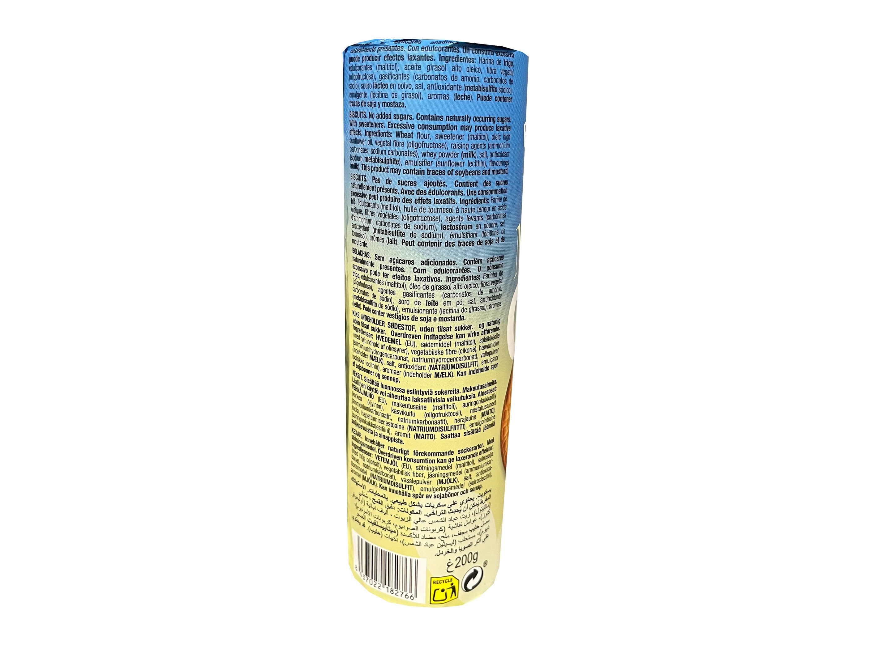 BOLACHA MARIA FAMILY BISCUITS GOLDEN 0% AÇUCAR 200G