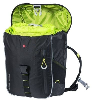 Sac à dos avec bande LED Basil Miles Nordlicht 17 litres noir
