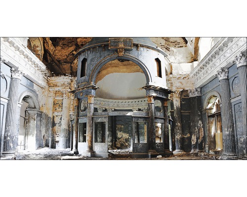 Metalen schilderij Lost Palace 100x200 cm