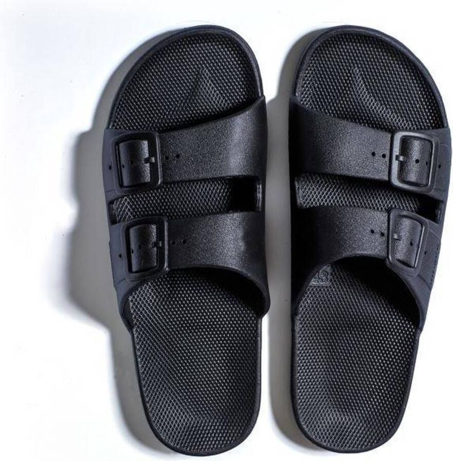 Freedom Moses slippers zwart Kunststof Effen 32 33