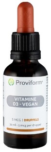 Proviform Vitamine D3 - 5 MCG Vegan Druppels 30ML