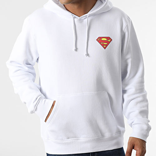 Sweat Capuche Logo Blanc