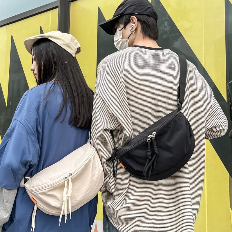 Wavecho - Canvas Crossbody Tas met Rits