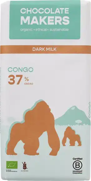 Melkchocolade 37% - gorilla bar