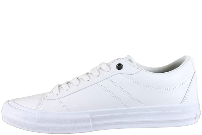 TOMMY HILFIGER TH HI VULC STREET RWB LTH LOW WHITE