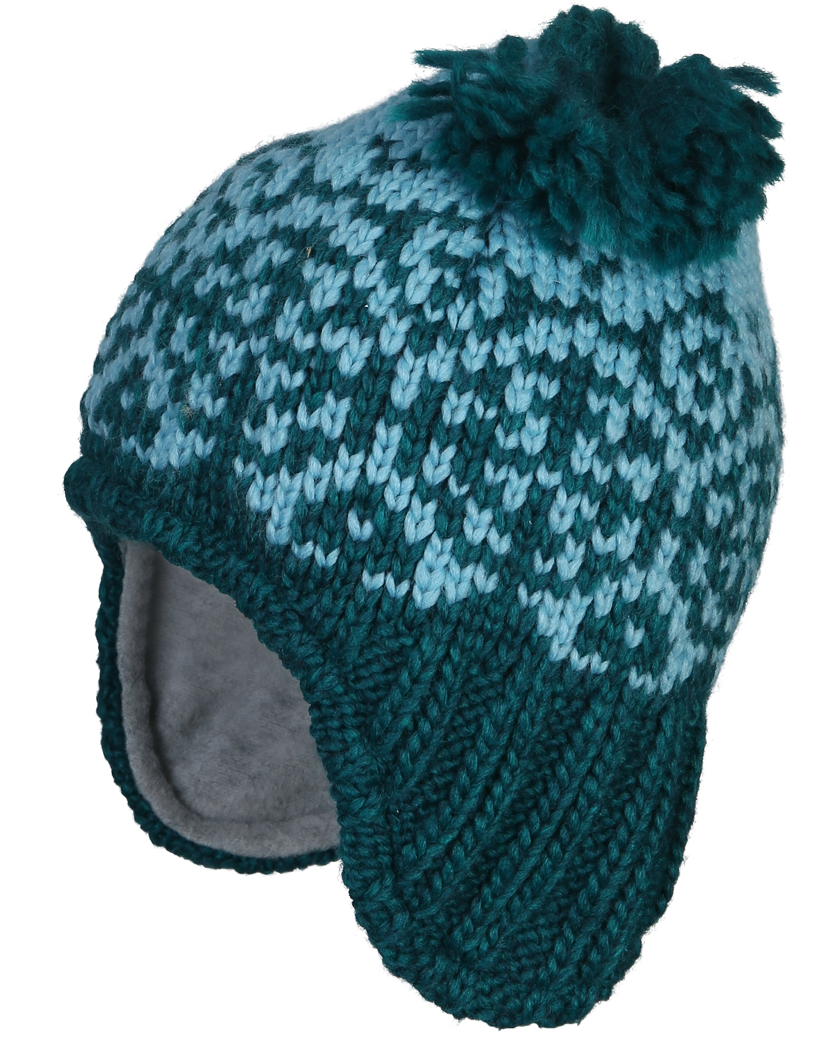 Strickmütze PEPPI in deep teal/smoke blue