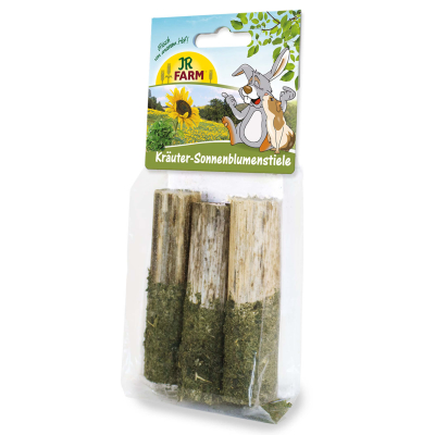 JR Snack für Nager & Zwergkaninchen Kräuter-Sonnenblumenstiele 20g