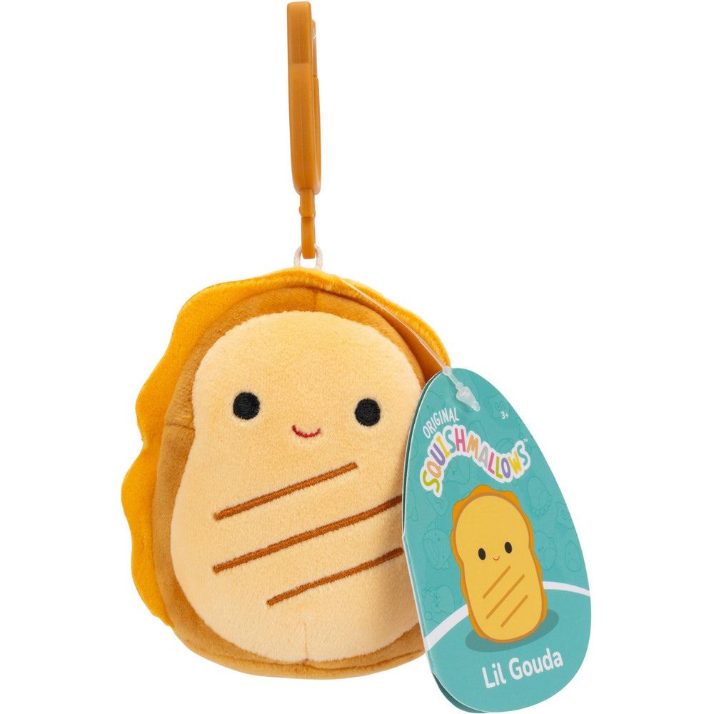 Køb Squishmallows 9 Cm P22 Clip-on Lil Gouda Grilled Cheese