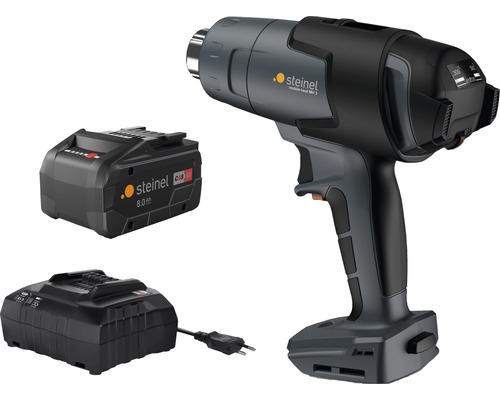 Steinel accu heteluchtblazer mobiele warmte MH3, inclusief 8 Ah accu en lader