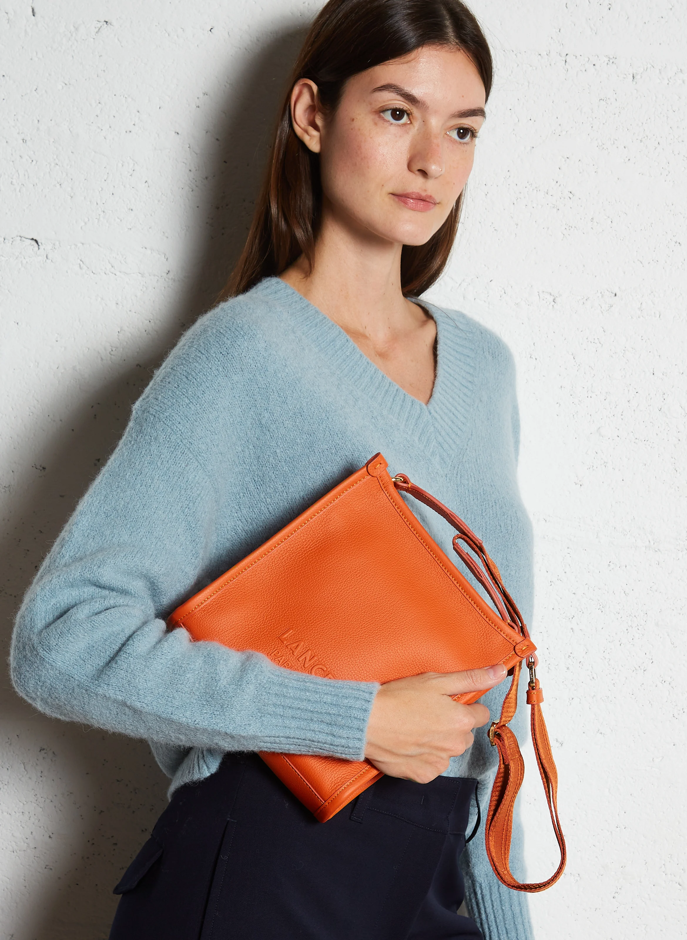 JOUR S - Sac bandoulière en cuir | Orange