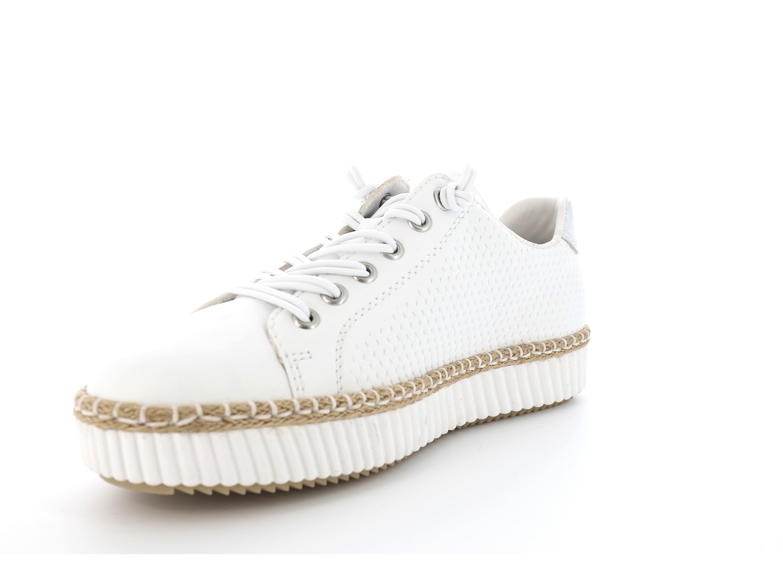 Rieker-M2940 Synthétique Blanc