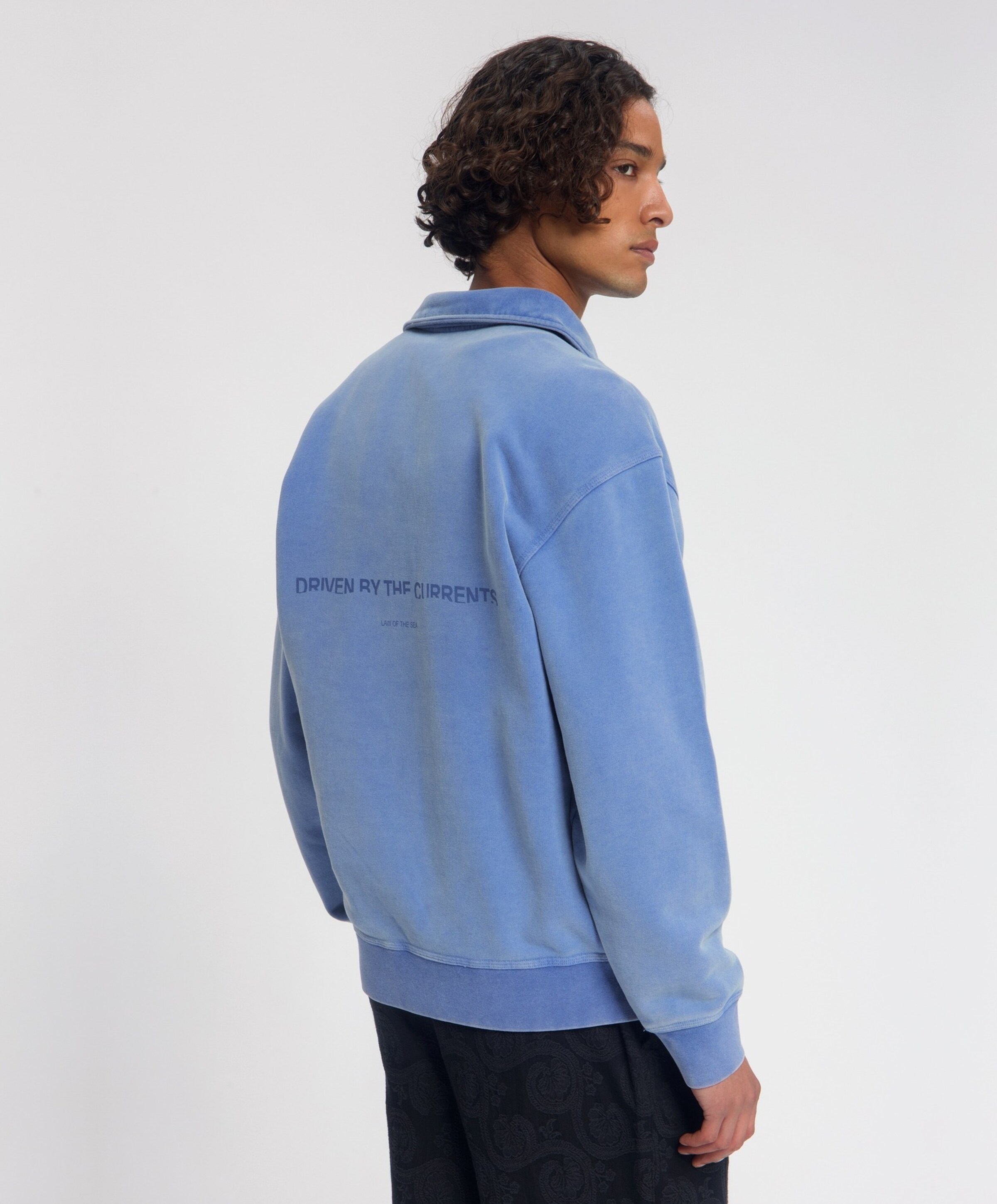Law of the Sea Heren trui blauw