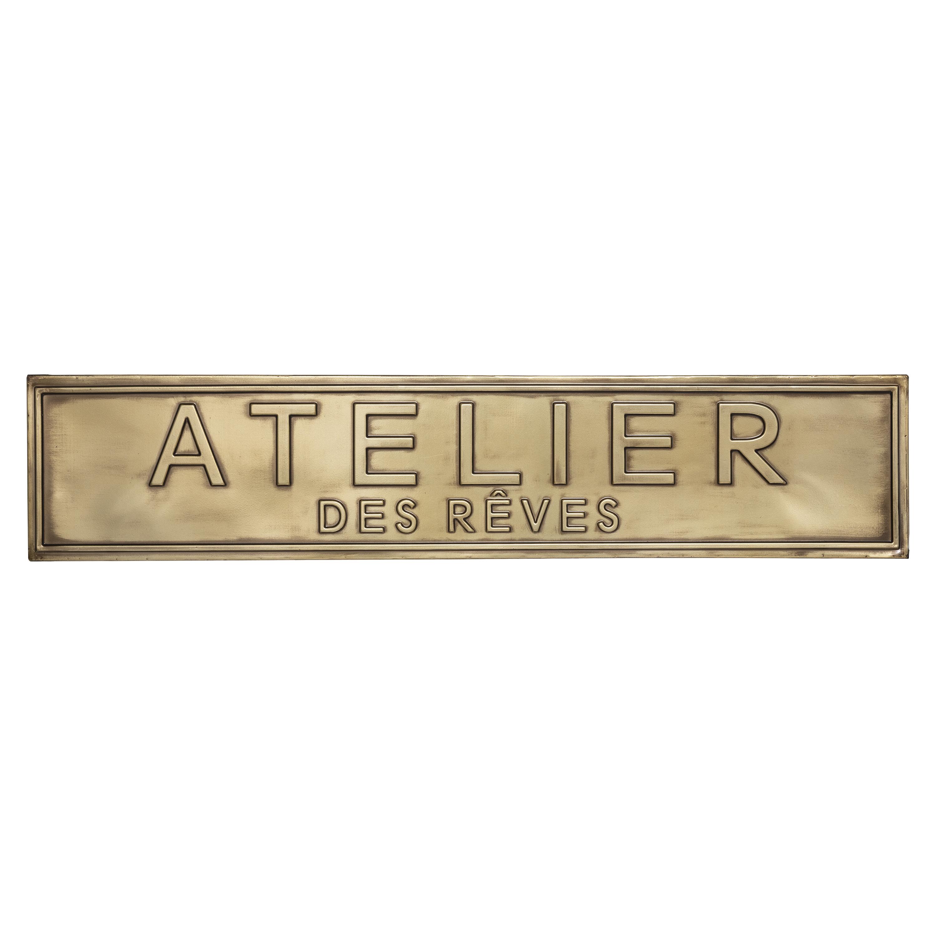 DECO MURALE METAL RILEY D.100X20CM