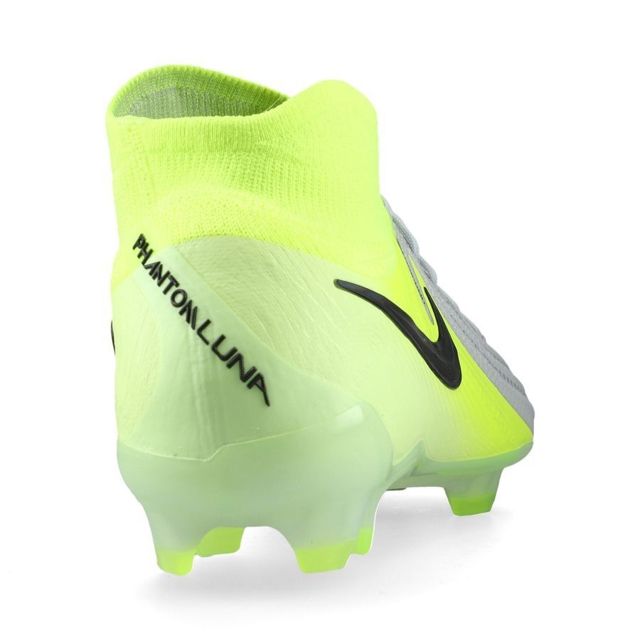 Nike Phantom Luna II Elite FG Mad Voltage - Argenté/Noir/Jaune Fluo