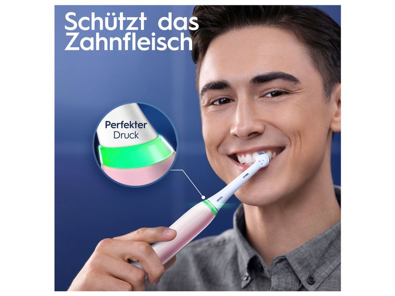 Oral-B Rotationszahnbürste iO Series 6 Pink Sand Elektrische Zahnbürste