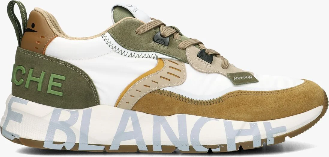 VOILE BLANCHE beige voile blanche lage sneakers club01