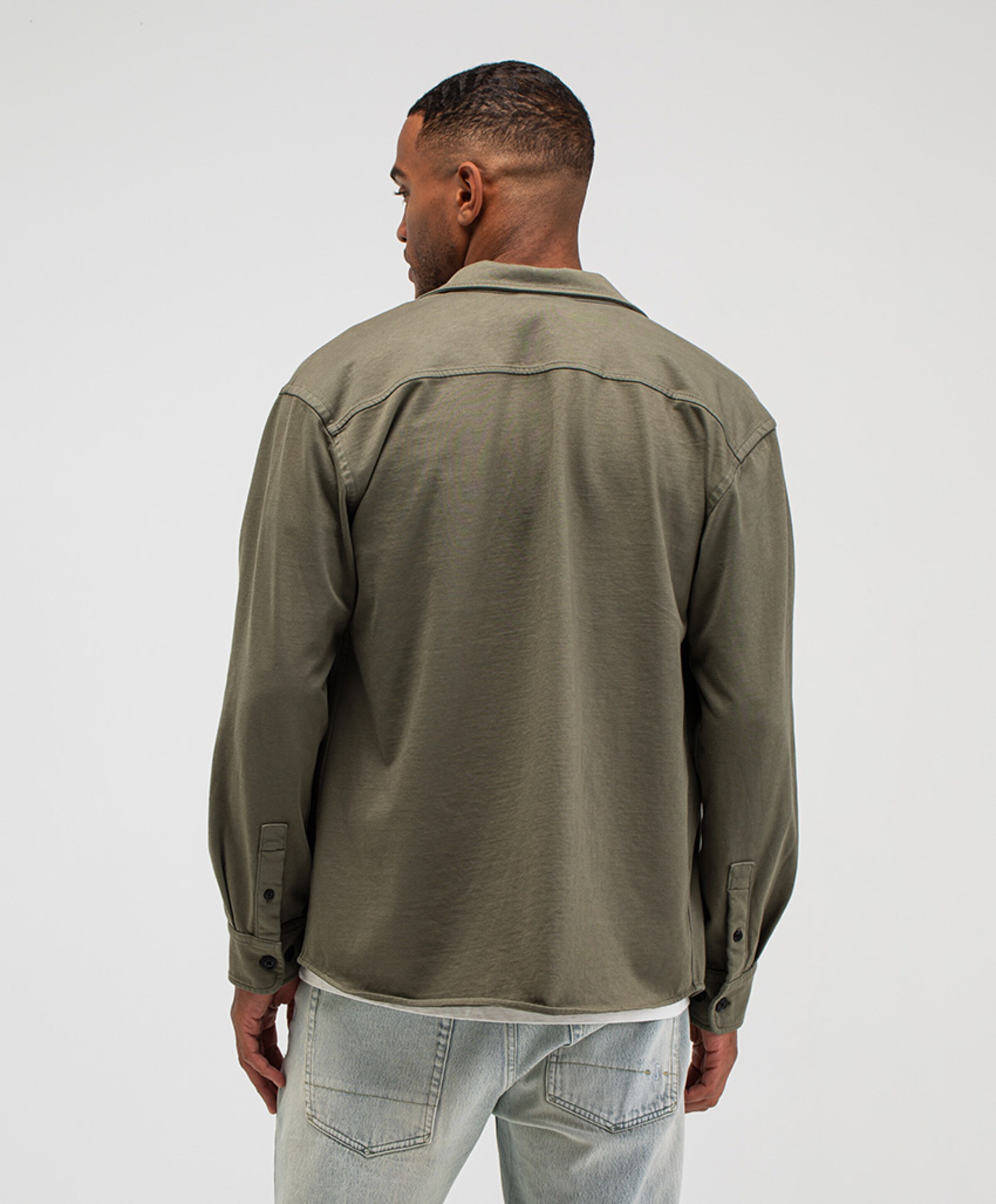 Butcher of Blue Heren overshirt groen