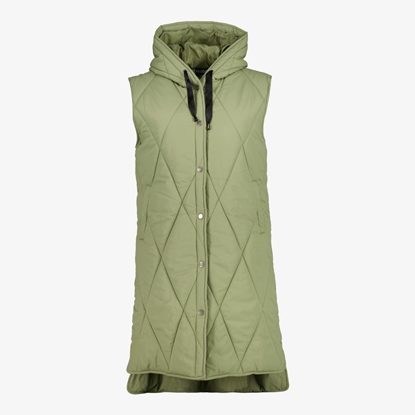TwoDay lange dames bodywarmer groen