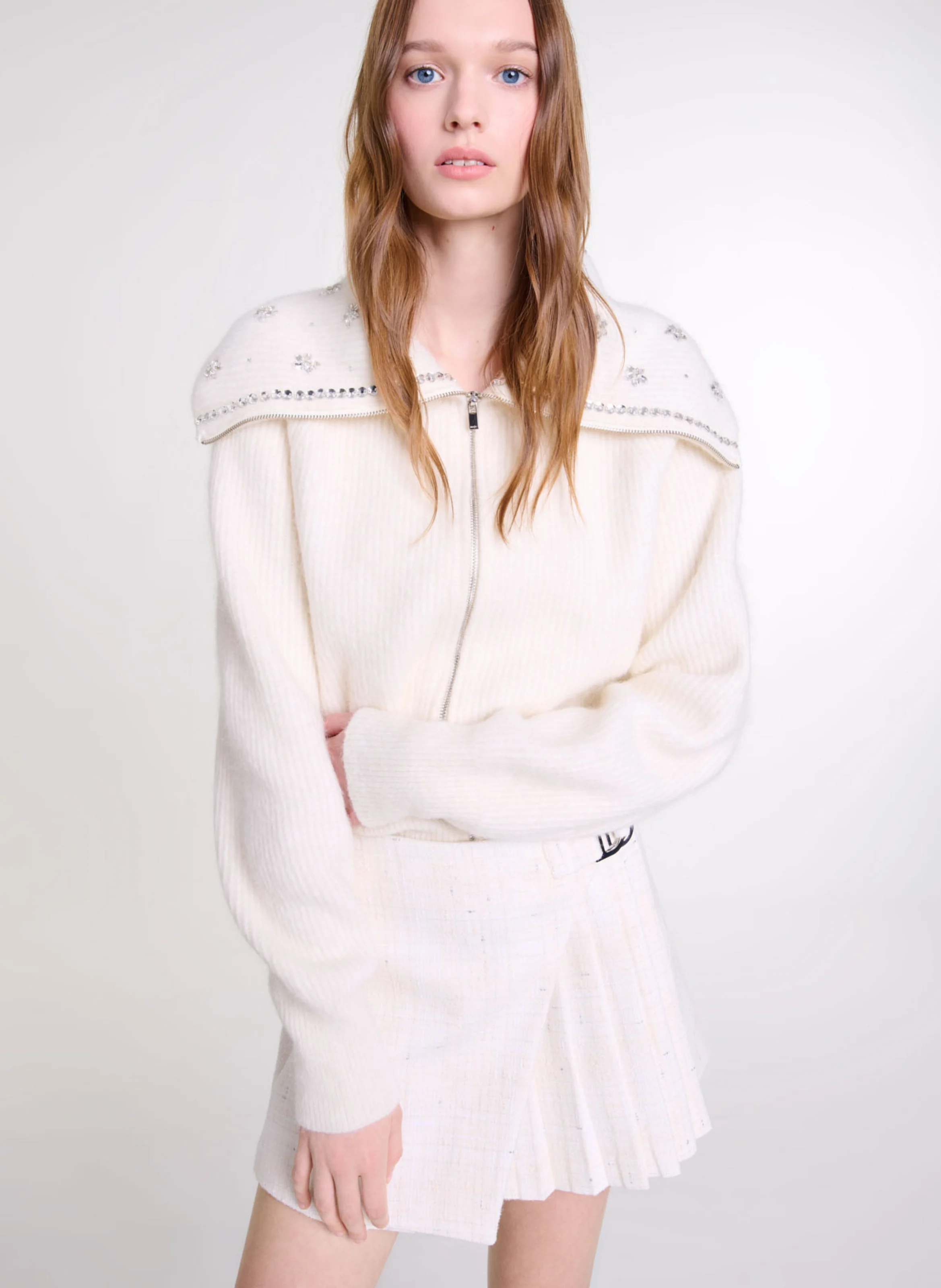 Jupe short| Blanc
