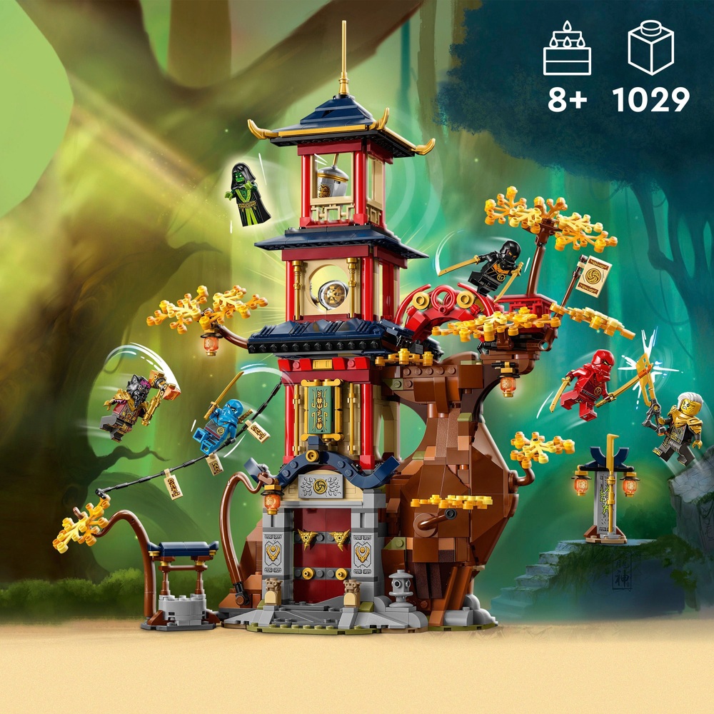 LEGO NINJAGO 71795 Tempel des Drachen – Energiekern-Bauset