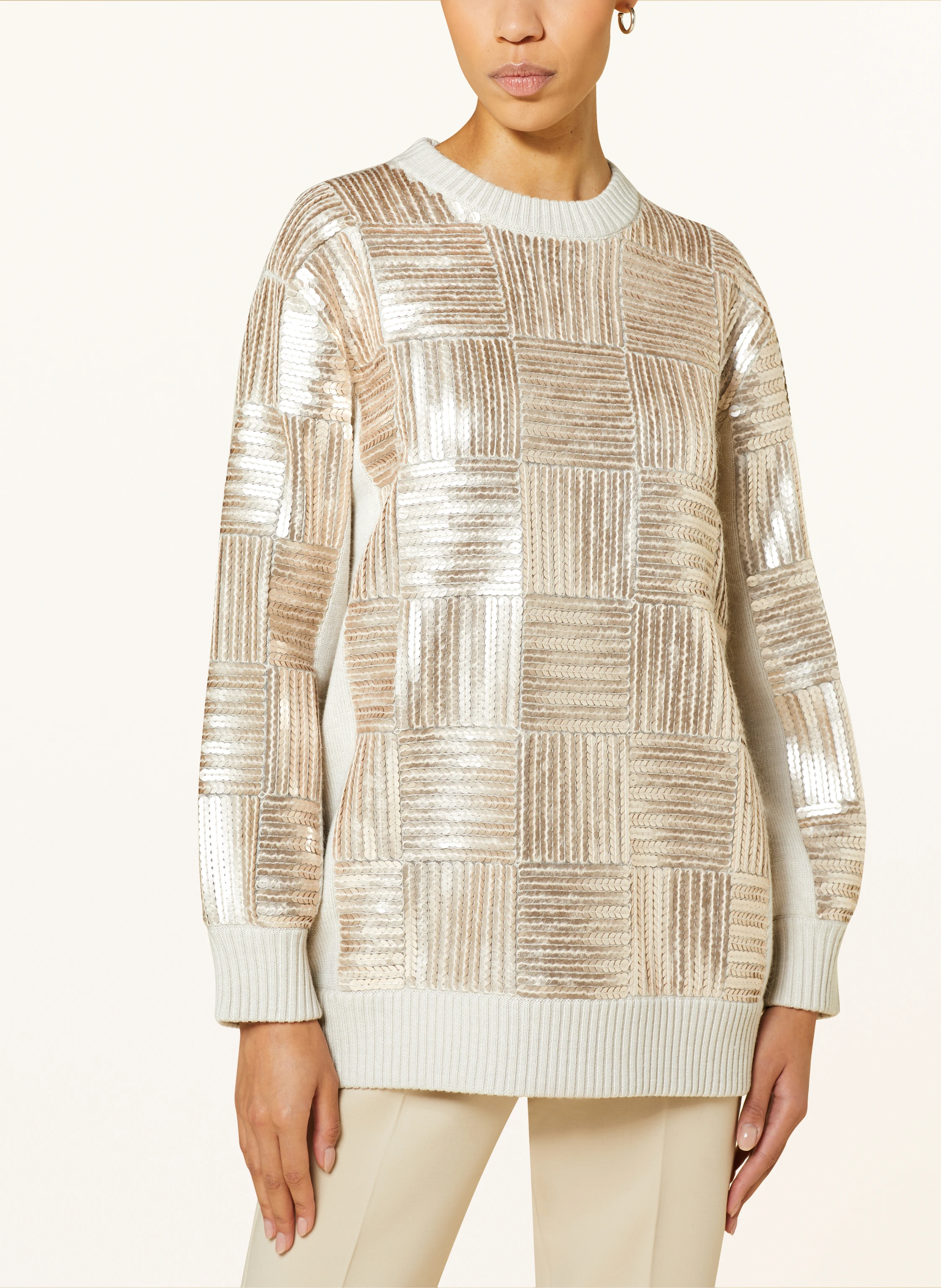 Max Mara Pullover PIOVRA mit Pailletten